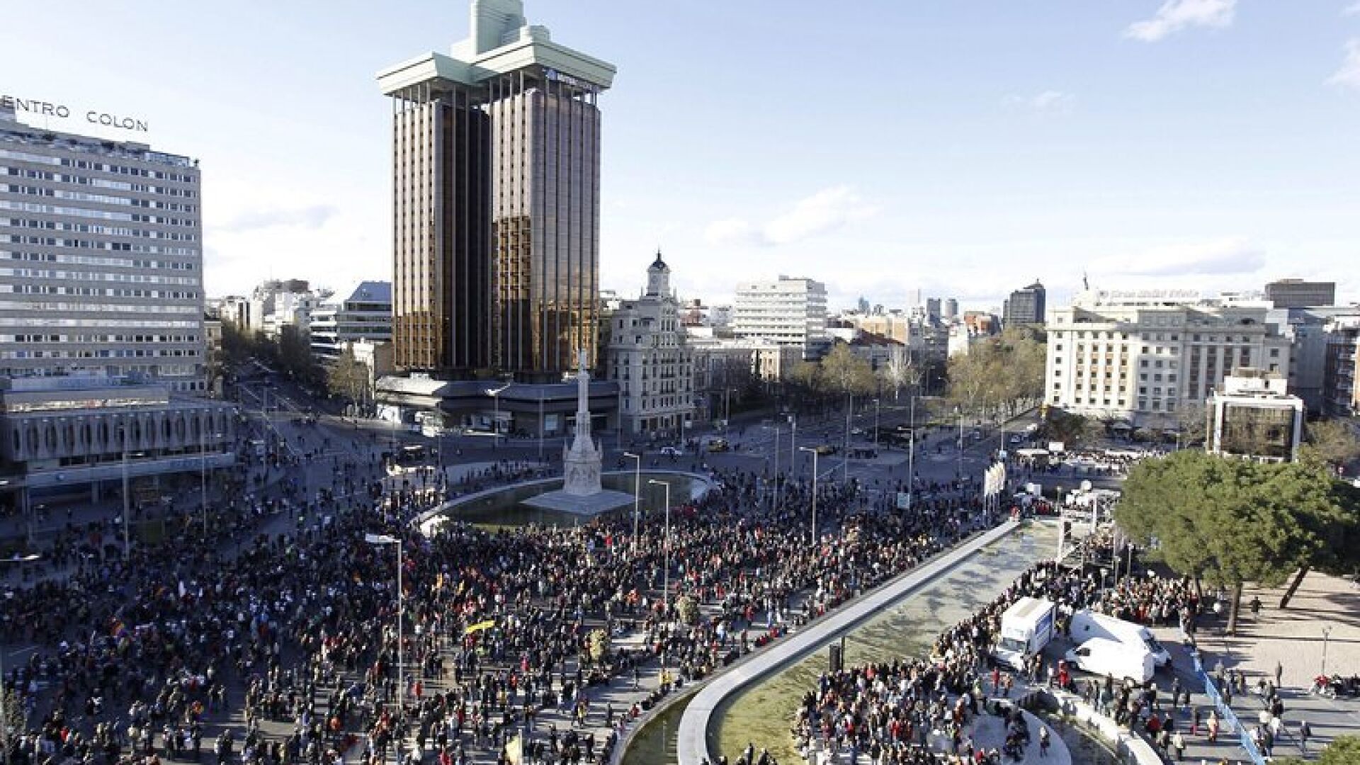60 000 испанци на антиправителствен протест в Мадрид