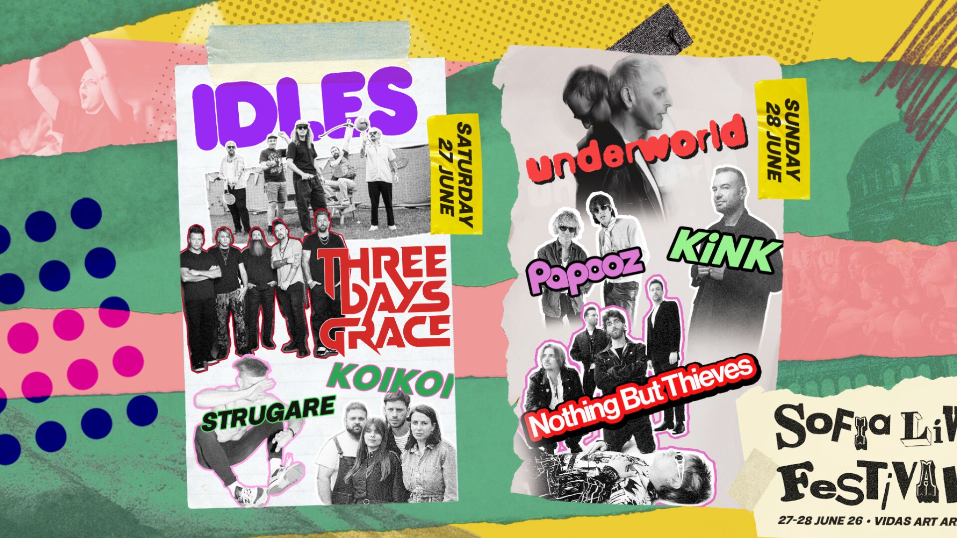 Nothing But Thieves се присъединяват към IDLES, Underworld и Three Days Grace на Sofia Live Festival 2026
