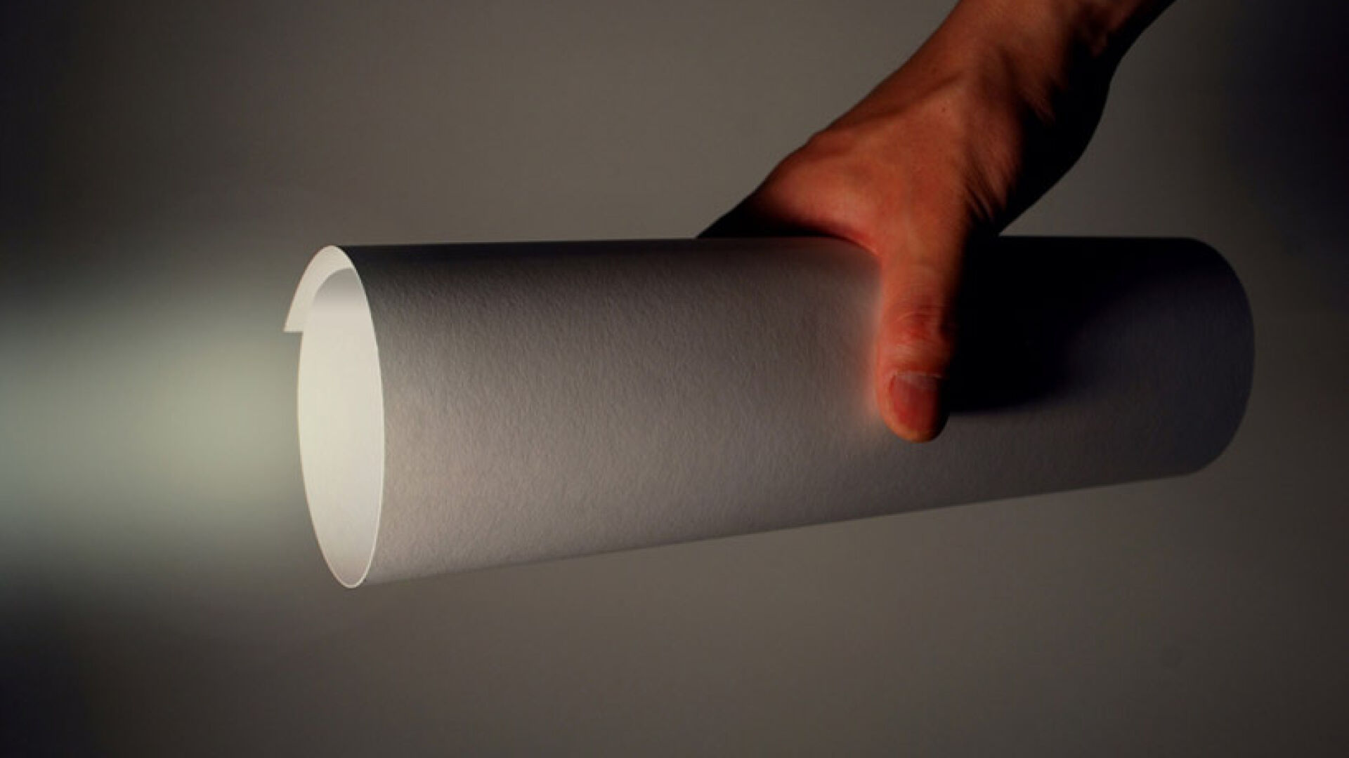 Paper LED torch light от Kazuhiro Yamanaka
