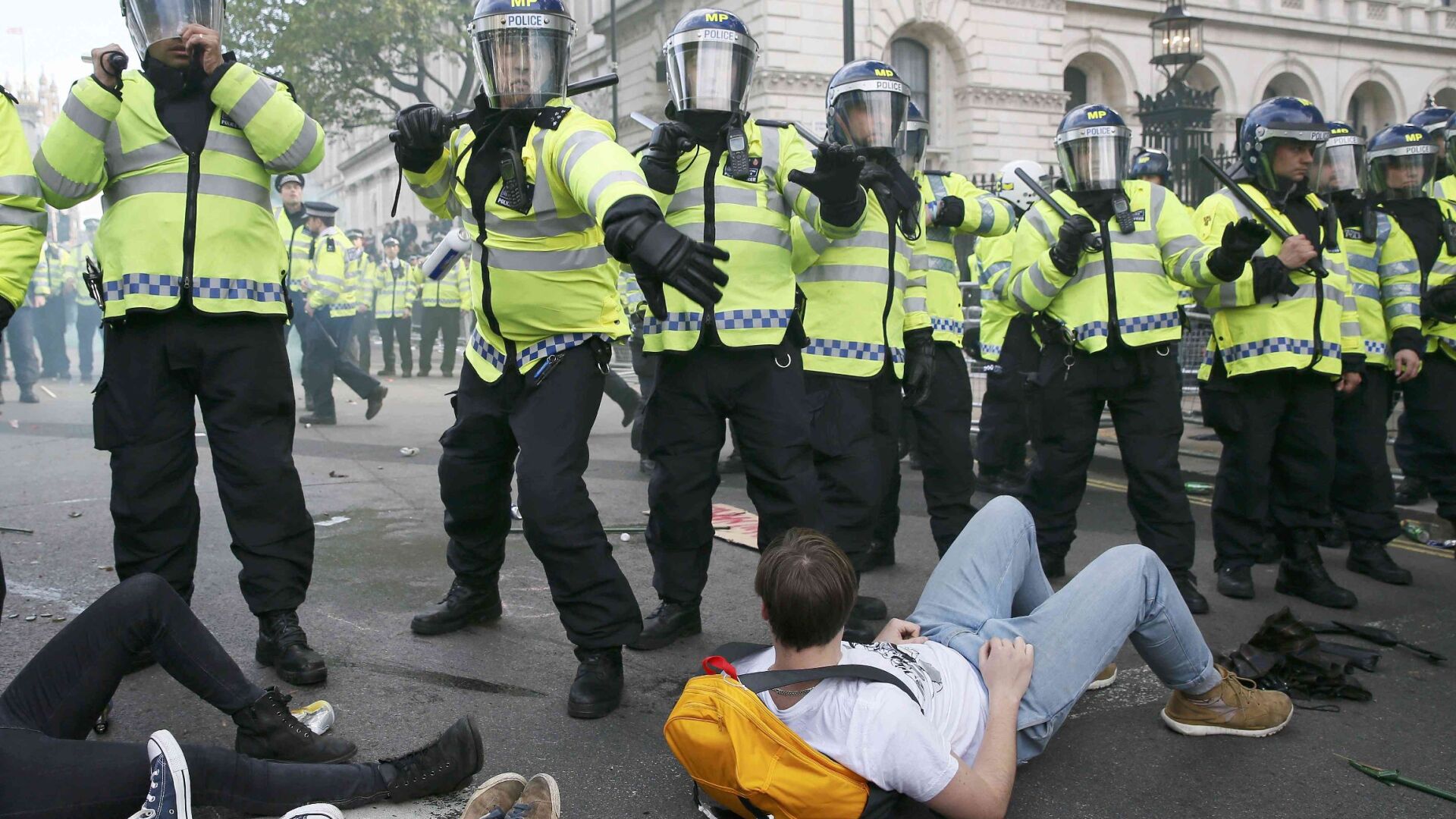 17 арестувани при протест в Лондон срещу преизбирането на Дейвид Камерън