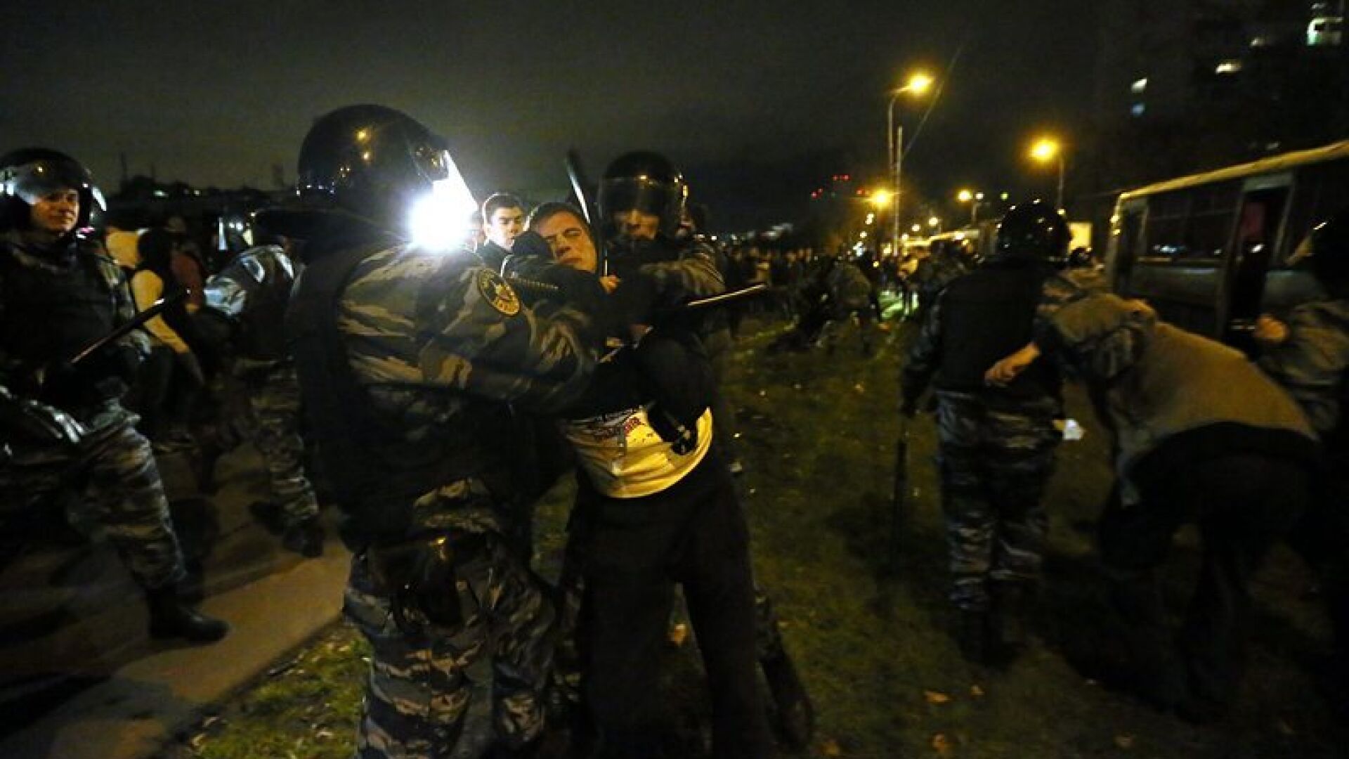 Сблъсъци в Москва между националисти и спецчасти