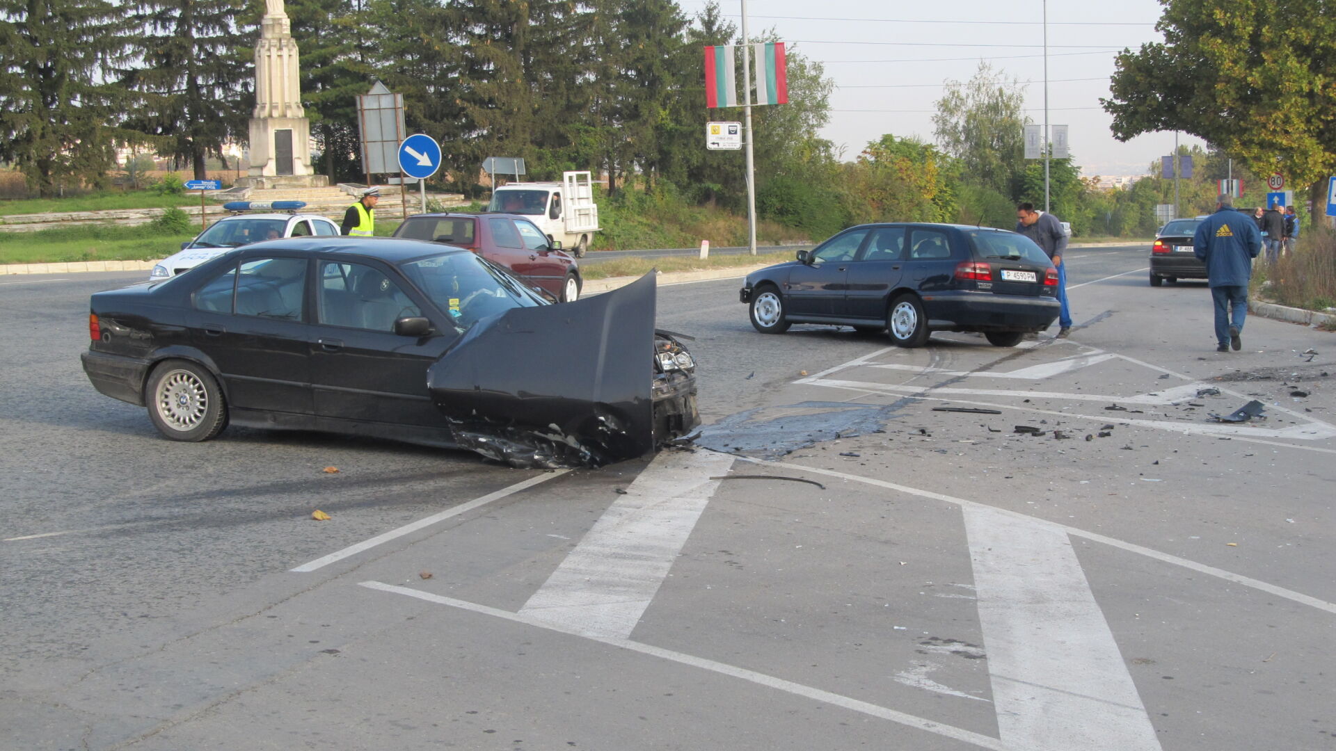 Майка и дете в болница след катастрофа в Русе