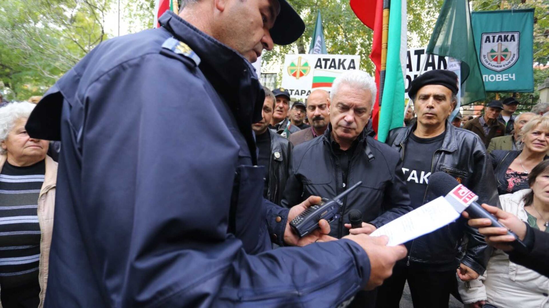 Волен Сидеров в поредна схватка с полицията