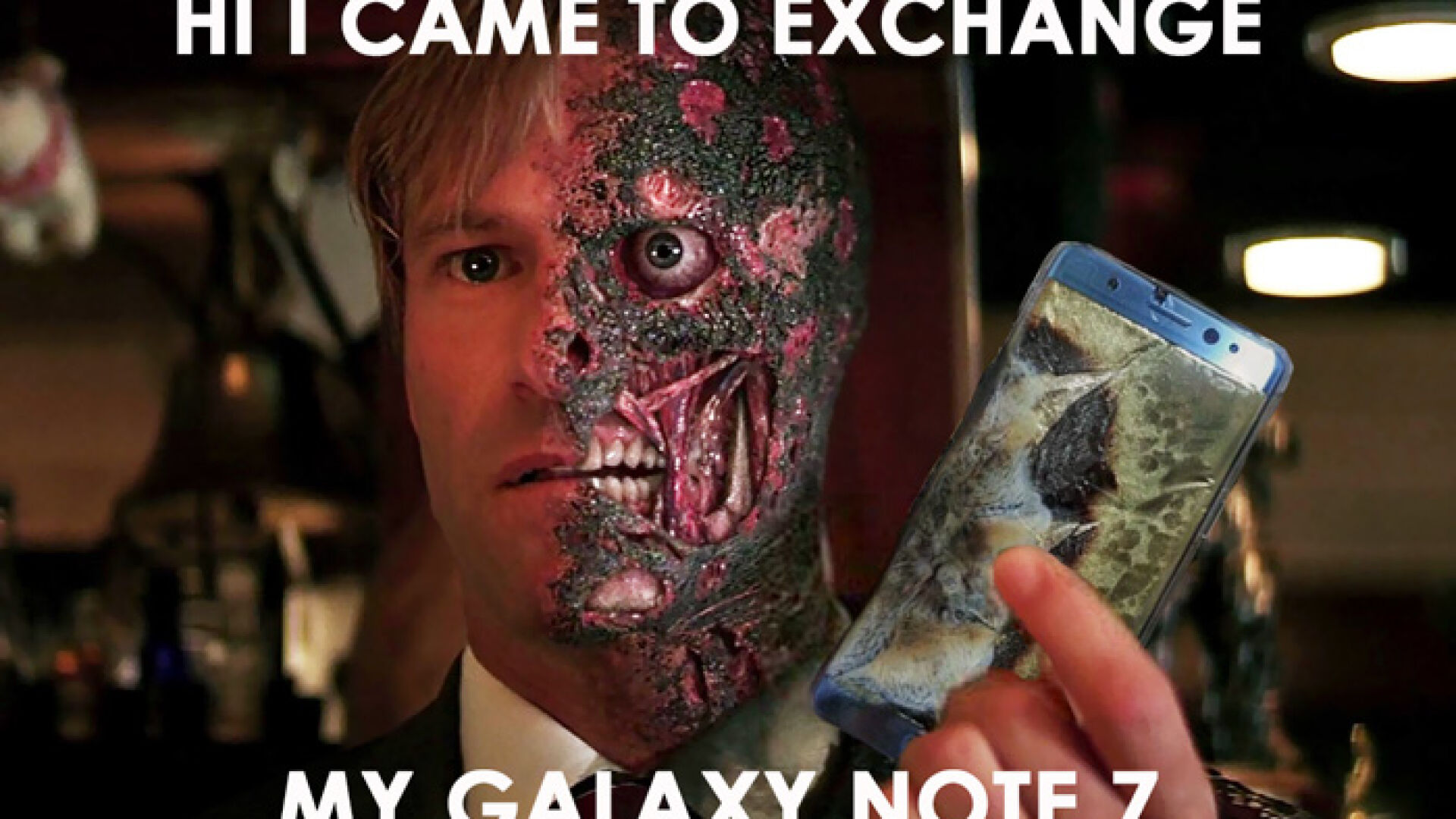 Най-добрите реакции в интернет на гърмящия Galaxy Note 7 (ГАЛЕРИЯ)