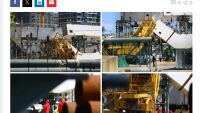 Кран с тегло 350 тона се срути по време на строеж на нов мост 