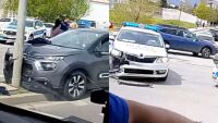 Тежка катастрофа с полицейска кола на главен булевард в София (ВИДЕО)
