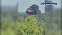 Прототип на военнотранспортен самолет се разби при учение край Москва