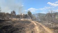 Голям пожар гори във вилна зона „Дондуково“,  община Брезово