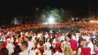 Възстановка в памет на създателите на българската държава на фестивала в Жеравна