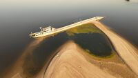 Десетки плавателни съдове изчакват в българския участък на река Дунав заради ниското ниво