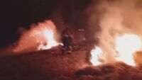 Пожарът край Стрелци: „Почти всичките жители на селото бяха застанали между селото и пожара и бяха готови във всеки един момент да тръгнат да гасят“