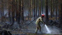 Най-големият пожар в Белгия за последните 100 години е овладян