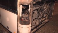 Автобус се запали в Казанлъшко