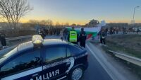 Протест срещу състоянието на  пловдивското Околовръстно шосе го блокира (СНИМКИ)