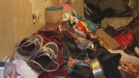 Плъхове и хлебарки във вход заради жена, която събира тонове отпадъци в апартамента си