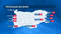 55 язовира преляха след обилните валежи