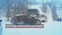 Снежното бедствие в Североизточна България: Шабла и Каварна са все още откъснати от страната