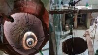 Търсач на злато изкопа тунел колкото 13-етажна сграда от пода на кухнята си