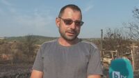 Фермери помагат с животни и фураж на мъжа, изгубил овцете си в пожара край Харманли
