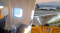 „Много сме доволни от безопасността си“: Ryanair коментира инцидента, при който пътник беше засмукан през прозореца на самолет (ВИДЕО)