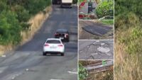 „Не им стигнаха две лопати за дупки, а асфалтират поляната“: Състоянието на път II-53 през Средец е окаяно