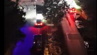 Кадри от дрон показват тежката катастрофа с автобус и три коли в София (ВИДЕО)
