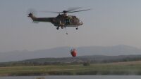 Пожар гори край Виноградец и Карабунар, очаква се хеликоптер да се включи в гасенето