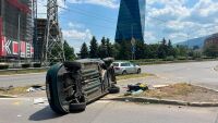 Две коли се удариха на бул. „България“ в посока Околовръстното на София