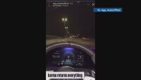 Шофиране с над 300 км/час: Полицията проверява видео, качено от попфолк певица