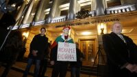 Протест пред МО с искане България да не бъде въвличана във войни