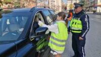 Ученици и полиция в Благоевград с призив към шофьорите: „Пазете живота на пътя“