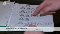 Юбилейна изложба представя българската школа в изкуството на шрифта