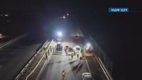 От 18 до 38 см: Среднощна проверка на Северната тангента на София показа разлики в дебелината на асфалта