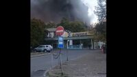 Пожарът в ТЕЦ „Брикел“ в Гълъбово е потушен през нощта (ВИДЕО)
