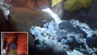 Съсед разрови горящи отломки с голи ръце, за да спаси 4-годишно момче от опожарена къща