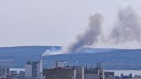 Голям пожар в местността „Джанавара“ край Варна (СНИМКА)