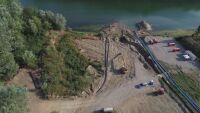 Спасителната операция за езерото Сребърна - с помпи и тръби