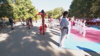 Откриват официално площадка с фитнес в Южния парк, чистят дъното на езерото