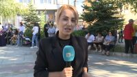 Десетки жители на Огняново излязоха на протест в подкрепа на бития кмет (ВИДЕО)