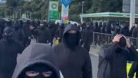 Маскирани протестиращи блокираха британското пристанище Дувър (ВИДЕО)