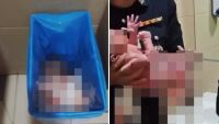 Новородено по чудо е намерено живо, след като е било хвърлено в кошче за боклук на летище