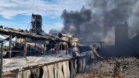 Въздухът след пожара в Бяла: Огънят е напълно потушен. Разследват причините за инцидента