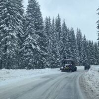 Със сняг осъмнаха проходите в Смолянско