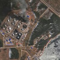 Сателитни снимки разкриват: 40% от руски петролен терминал е унищожен 