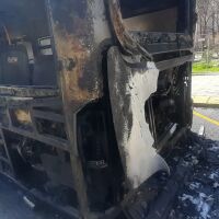 Автобус на градския транспорт с пътници вътре се запали в Пловдив