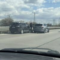 Две катастрофи причиниха задръстване на изхода на София в началото на АМ „Тракия“