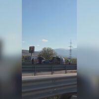 Тежка катастрофа на АМ „Тракия” на изхода София (ВИДЕО)