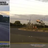 Шофьор, оцелял след зрелищна катастрофа при гонка, ще лежи в затвор (ВИДЕО)