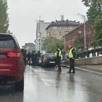 Верижна катастрофа в центъра на София