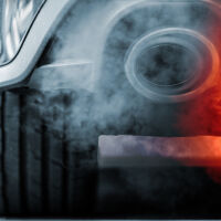 Автомобил беше спрян от движение заради трикратно превишение на отработените газове